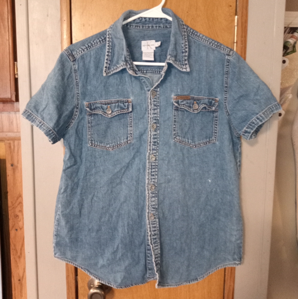Vintage Calvin Klein Jean Shirt